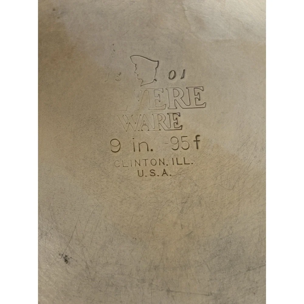 Revere Ware Stainless Steel 9-inch 1801 Copper‎ Bottom Skillet
